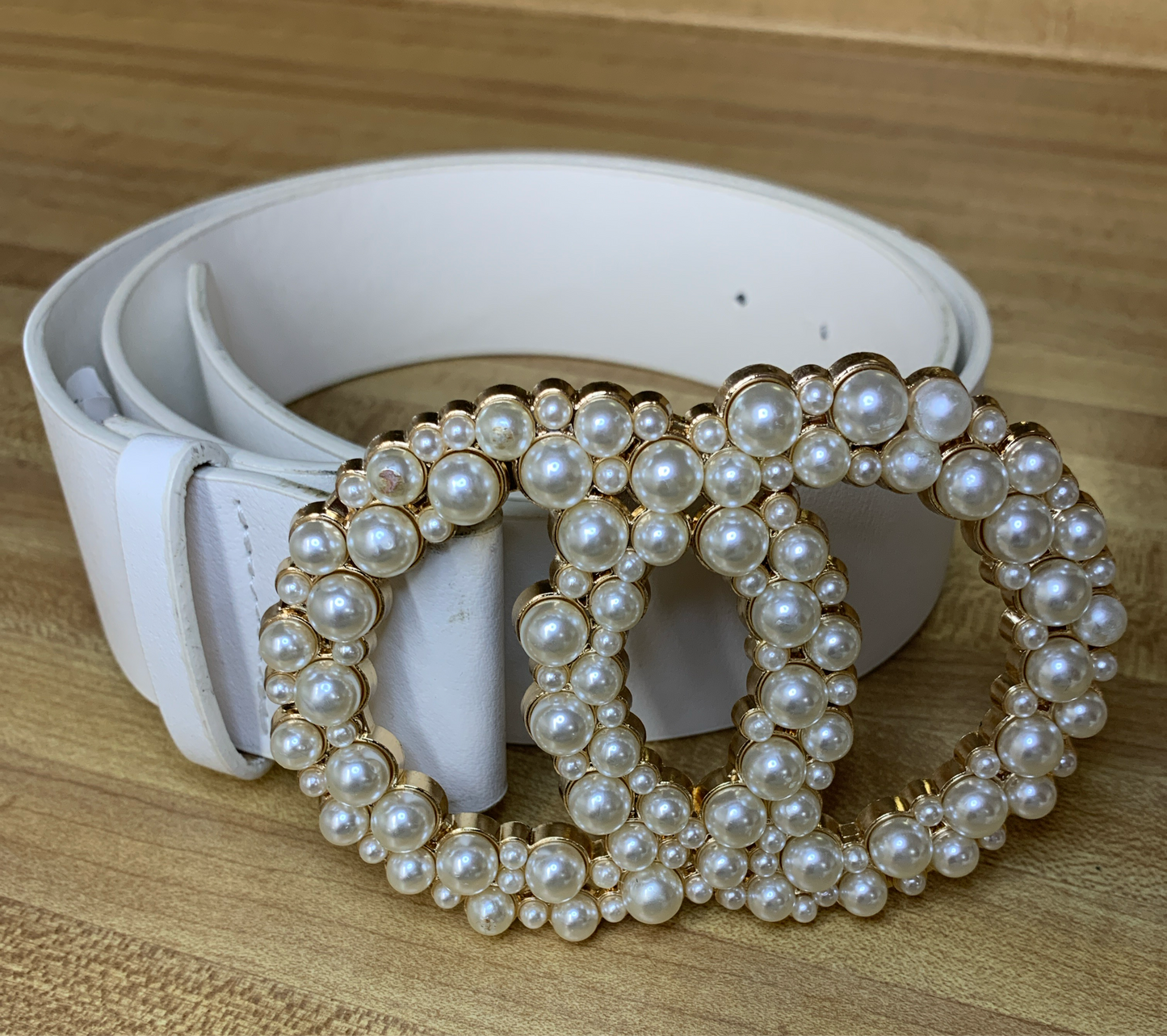 Double Ring Pearl Belt