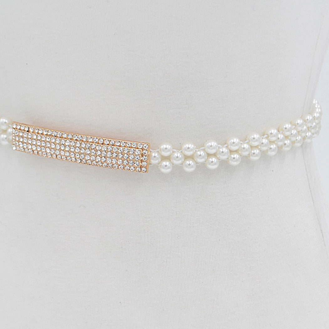 Delicate Beauty Pearl Belt