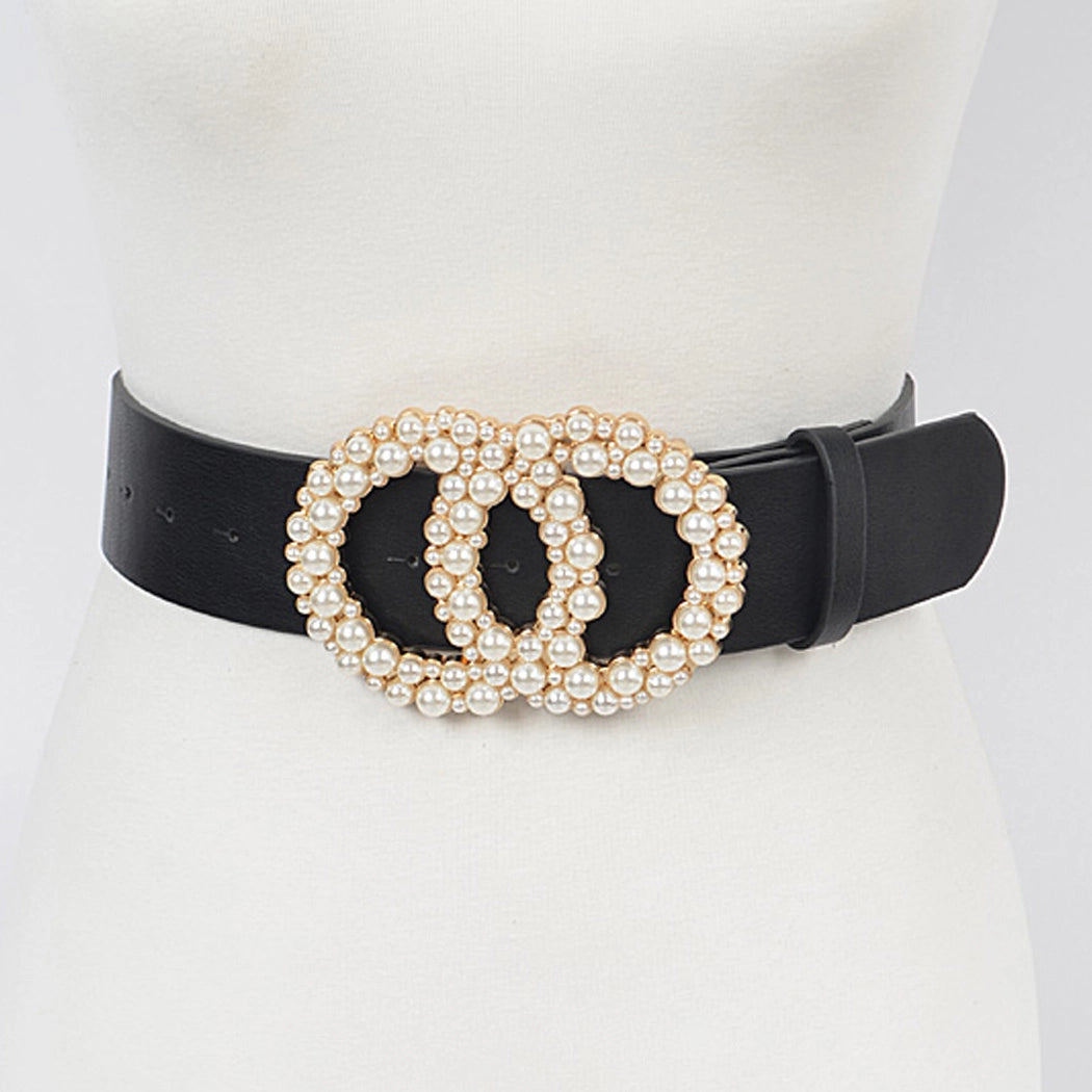 Double Ring Pearl Belt