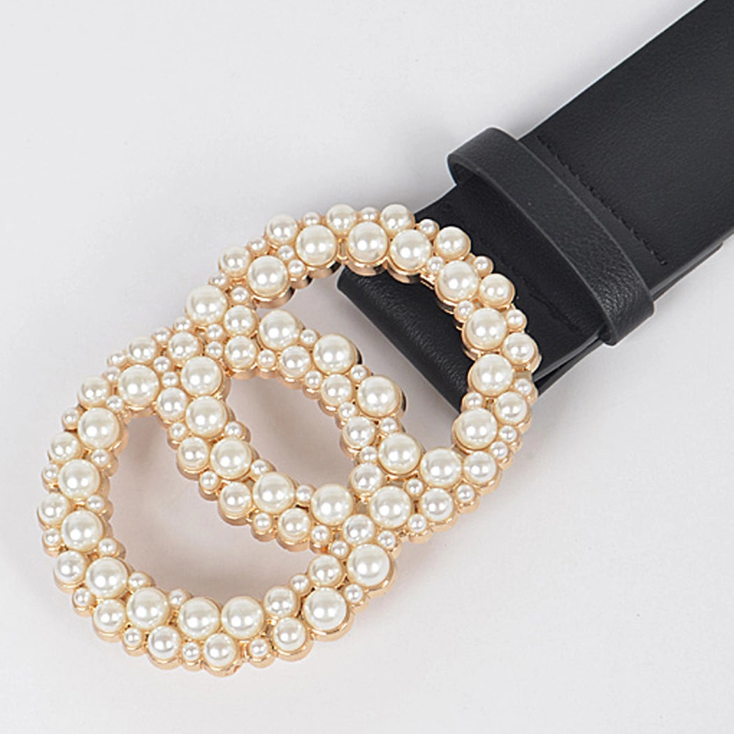 Double Ring Pearl Belt